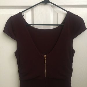 Victoria Secret Maroon Dress